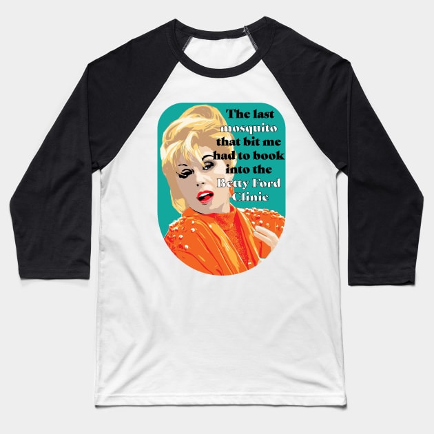 Patsy Stone | Absolutely Fabulous | Mosquito bite Baseball T-Shirt by Mattk270